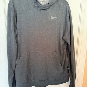 Nike Men's Charcoal Gray Dri-FIT Sweater Size Large